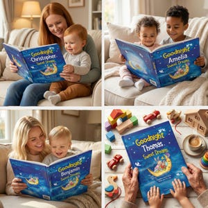 Personalised Bedtime Story Book For Children 0-7 years. Help Settle Them Down To Sleep image 2