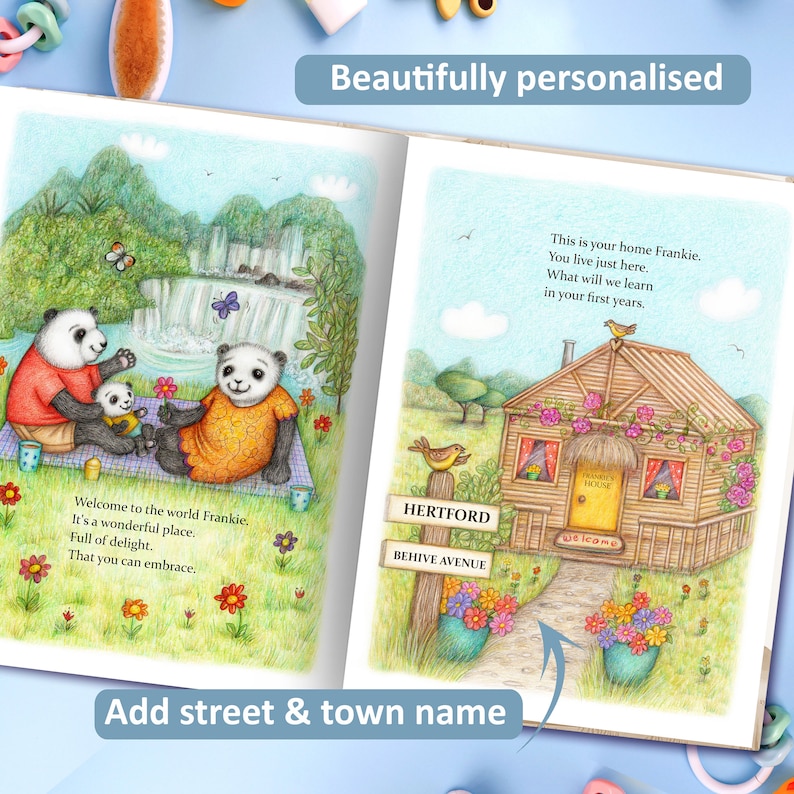 Personalized Baby Story Book for New Parents to the Etsy UK