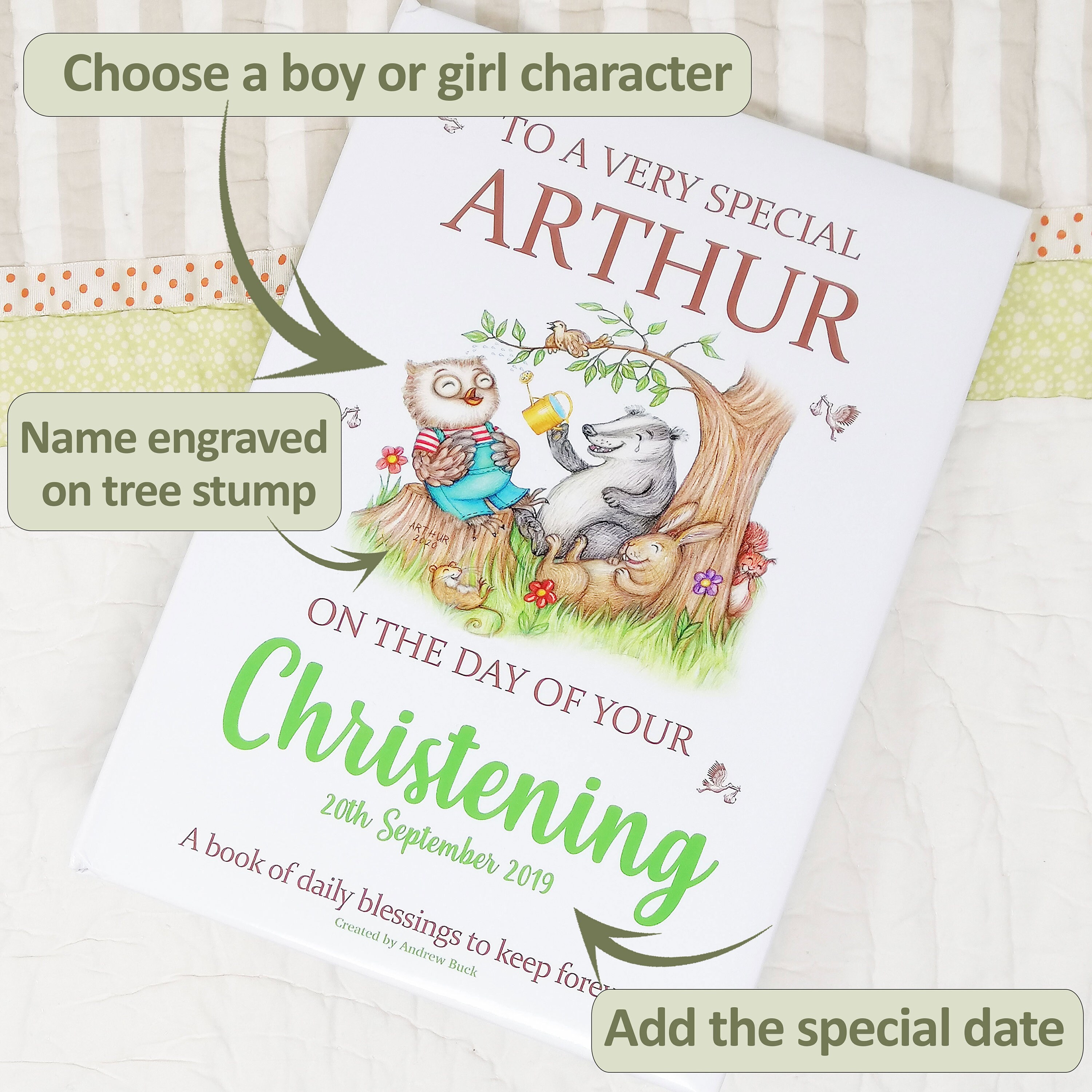 Christening Gift Book for Baby A Very Special Personalized Etsy