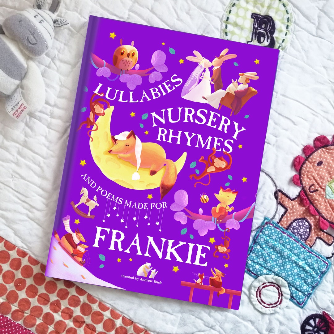 Personalised Nursery Rhymes and Lullabies Book for Baby Etsy