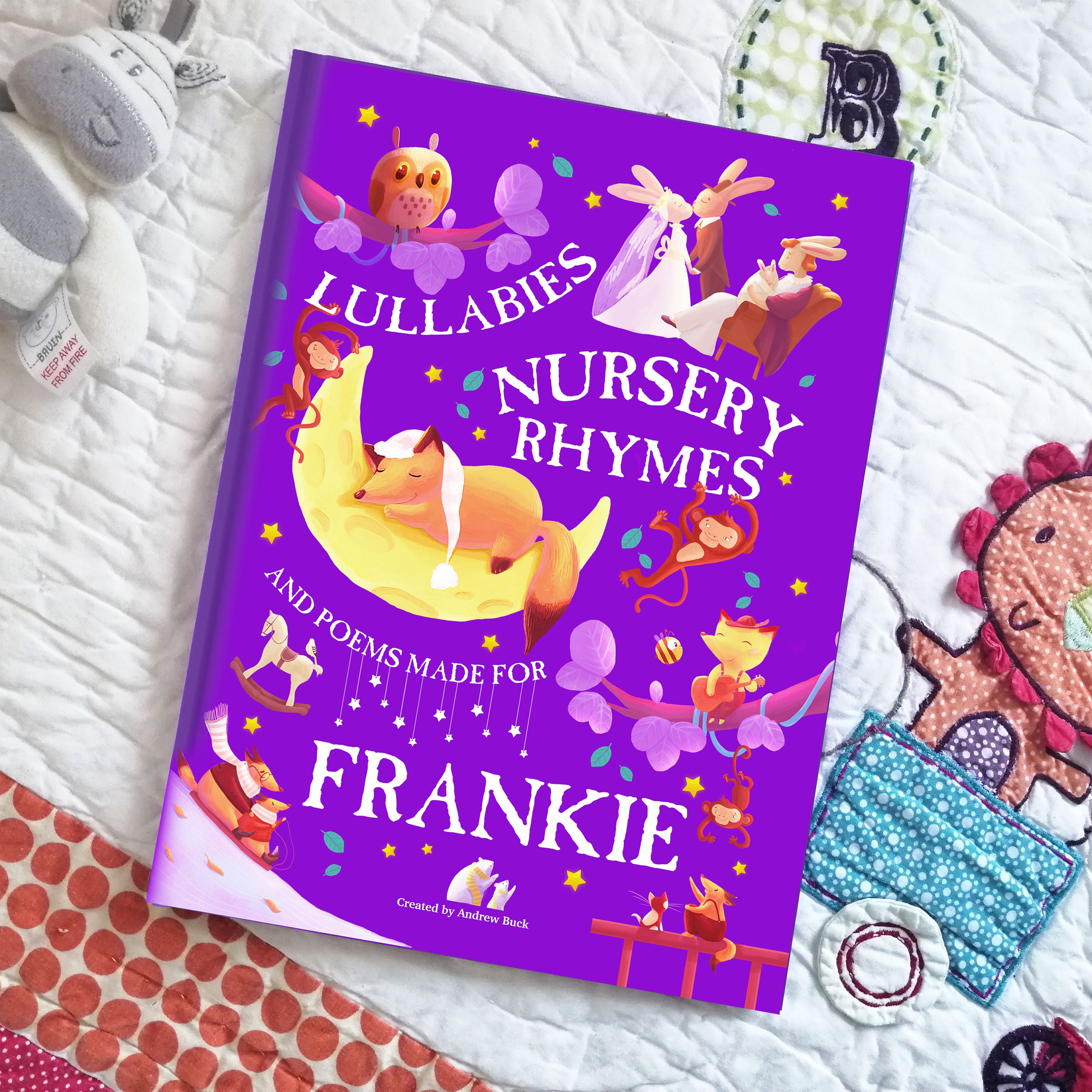 Personalised Nursery Rhymes And Lullabies Book For Baby - Etsy