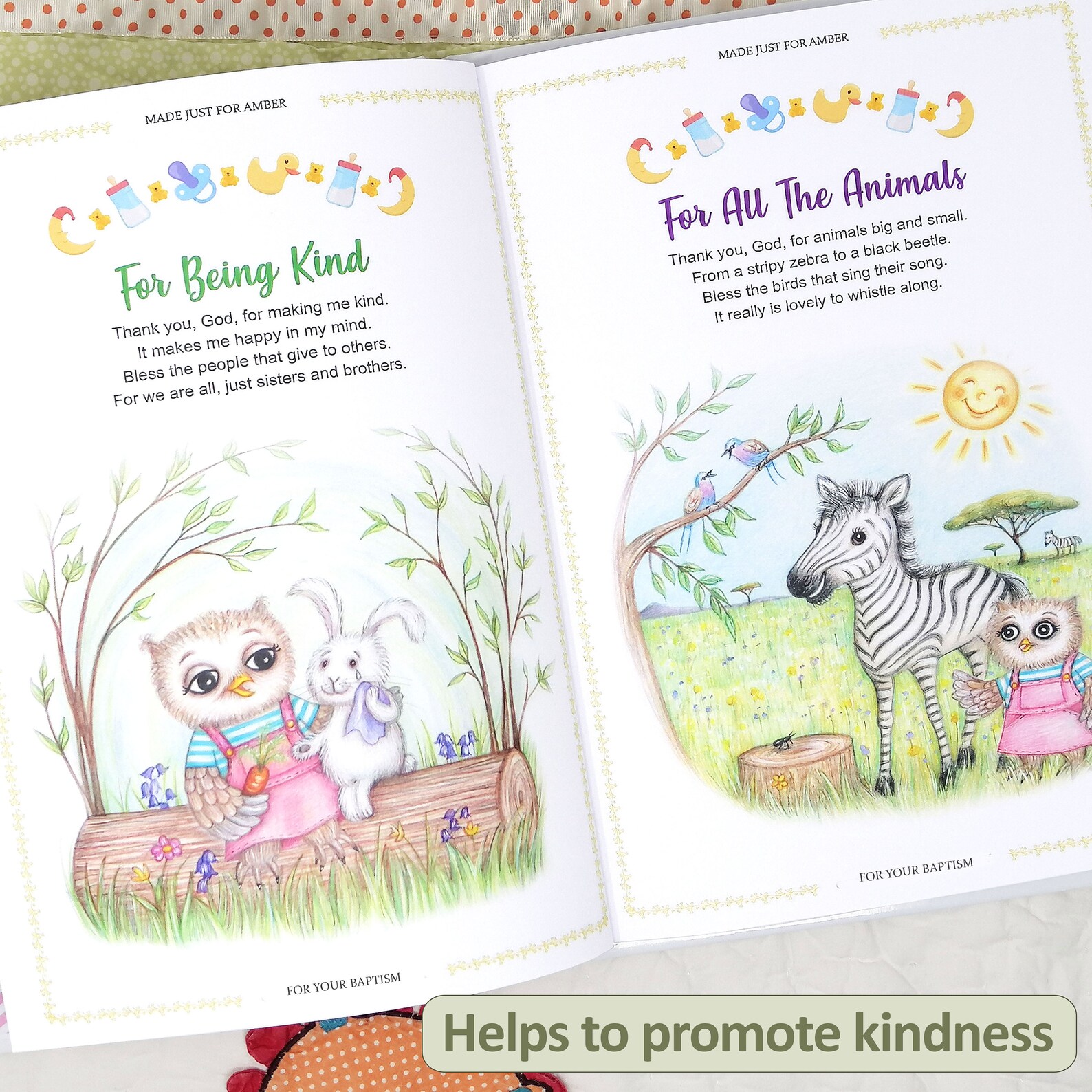 Baptism Gift Book for Baby A Very Special Personalized Book Etsy