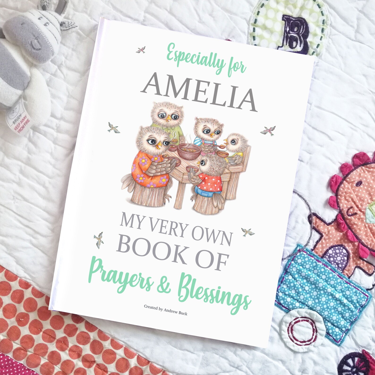 Prayers Book for Kids Personalized with Daily Blessings Etsy
