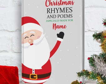 Libro de rimas y poemas navideños personalizado: un regalo de recuerdo