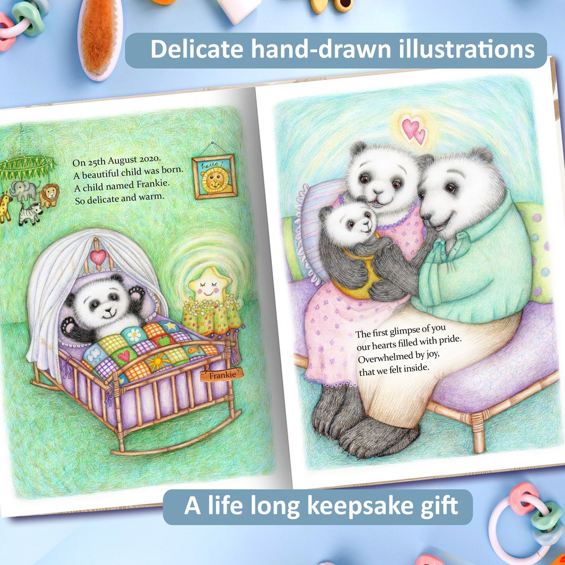 Personalized Baby Story Book for New Parents to the Etsy UK