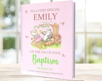 Baptism Gift Book for Baby - A Very Special Personalized Book of Blessings Especially Made for Child's Baptism Day - NEXT DAY DISPATCH