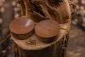 Sapele Concave wood plugs wooden plugs, pair of concave gauges with different types of wood-  12mm 14mm 15mm 16mm 18mm 20mm 22mm 24mm 25mm product logo