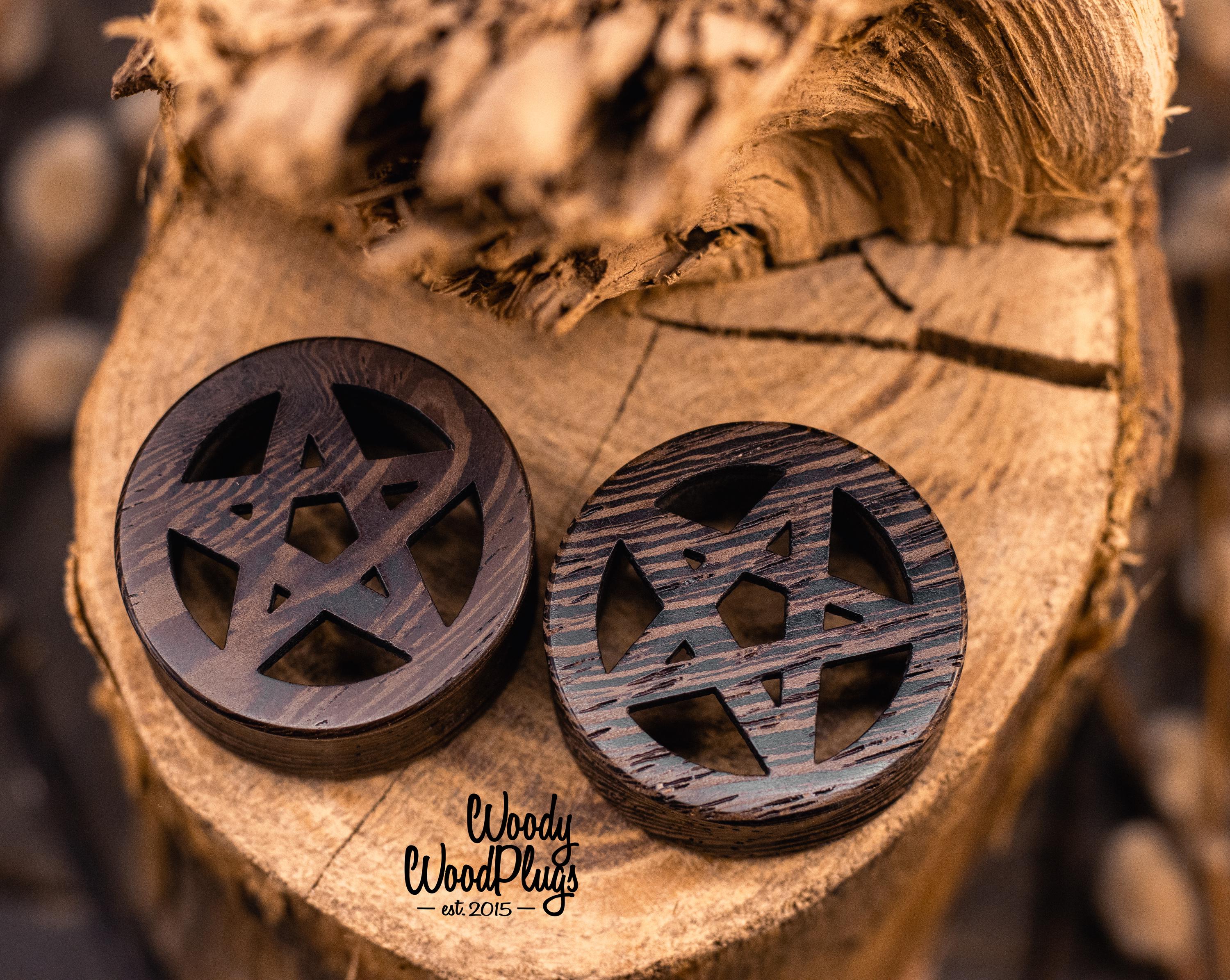 Achat Décoration Murale Pentacle / Pentagramme Noir En Bois (30cm) Pas Cher