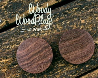 Brazil nut wood plugs - wooden ear plugs - 0g plugs 00g plugs 12 mm 14 mm 16mm 18mm 20mm 22mm 24mm 26mm 1inch 28mm 30mm 32 mm ear gauge