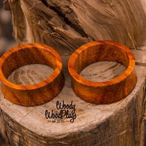 Wenge Ear tunnels - wood tunnels - organic tunnels - natural ear tunnels - ear plugs - wenge wood plugs 10 mm 12 mm 14 mm 16mm 18mm 20mm 22 Padouk