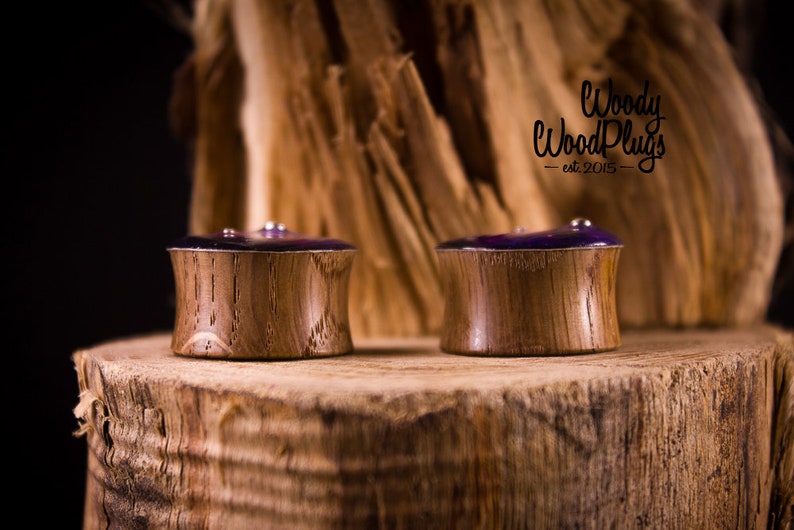 Space ear gauges with bubbles from oak wood 10mm 00g 12mm 14mm 16mm 18mm 20mm 22mm 23mm 24mm 25mm 1inch 26mm 28mm 30mm Galactic ear plugs