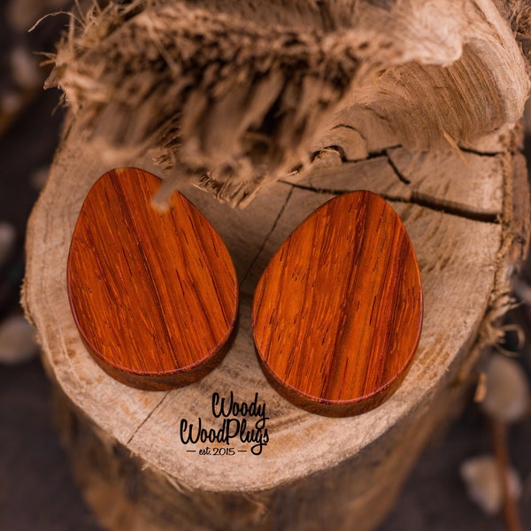 Teardrop plugs / sapele wood plugs / cheap plugs / ear gauges / wooden gauges 18mm 20mm 22mm 24mm 26mm 28mm 30mm