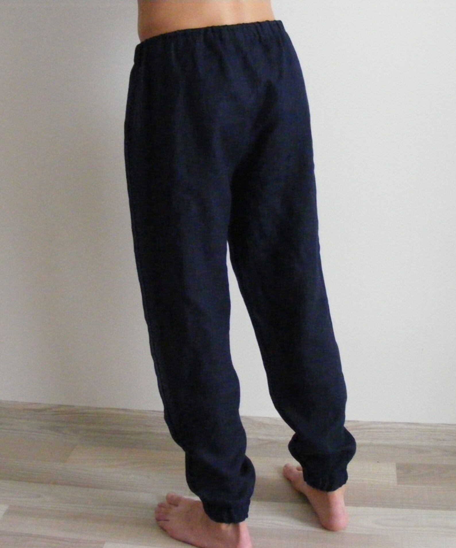 mens linen jogger pants