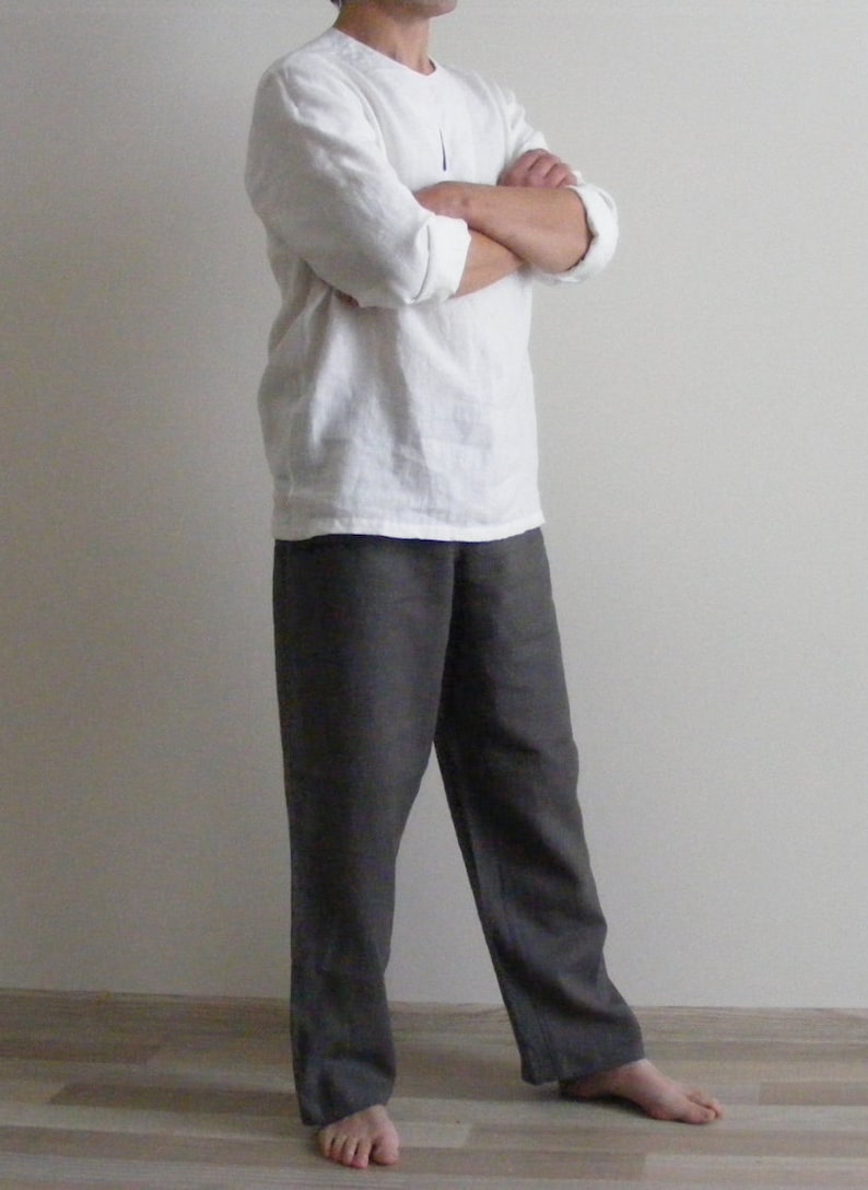 Mens Linen Lounge Pants. Weekend Linen Pants Yoga Pants Etsy