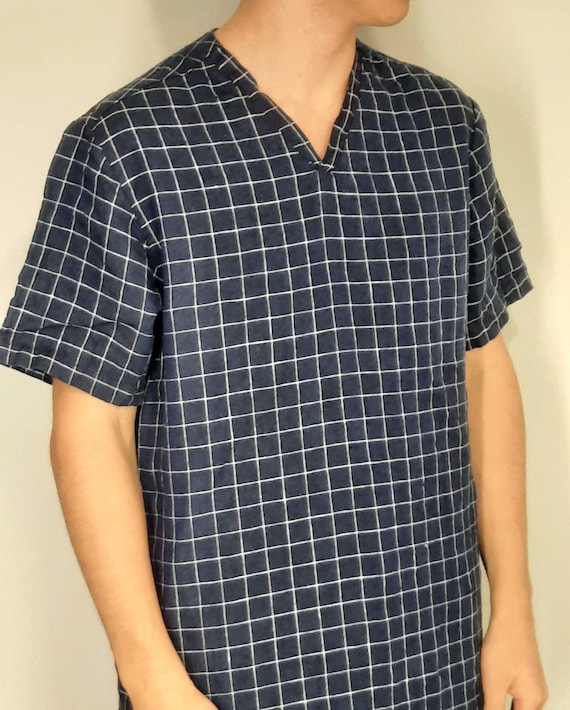 Mens Linen Nightshirt / Lounge Wear 