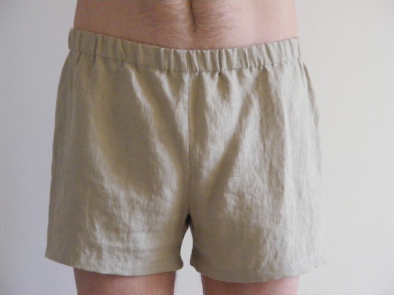 wodceeke Mens Linen Casual Classic Fit Short Drawstring Summer Elastic Waist Beach Short Pants 