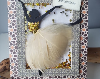 Handmade congratulations card. Retirement card.