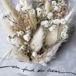 Carte condoléances. Carte deuil. Carte fleurs séchées. Condoléances. Carte sépulture. image 8