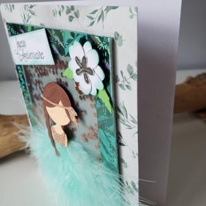 Cartão de aniversário da filha. Cartão de princesa. Cartão de aniversário de menina. Cartão de aniversário. imagem 6