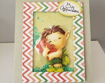 Carte D Anniversaire Ringard Etsy Carte D Anniversaire Ringard Etsy