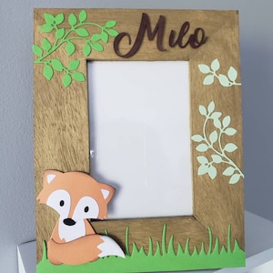 Photo frame. Fox. Boy photo frame. image 6