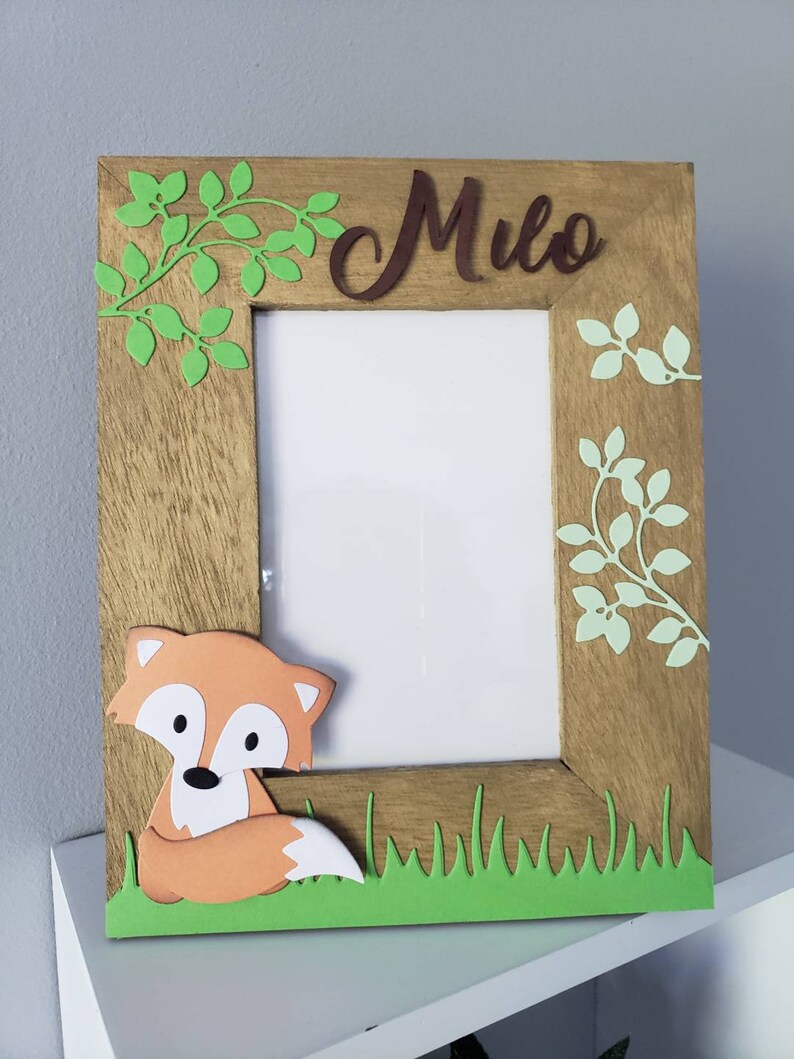 Photo frame. Fox. Boy photo frame. image 6