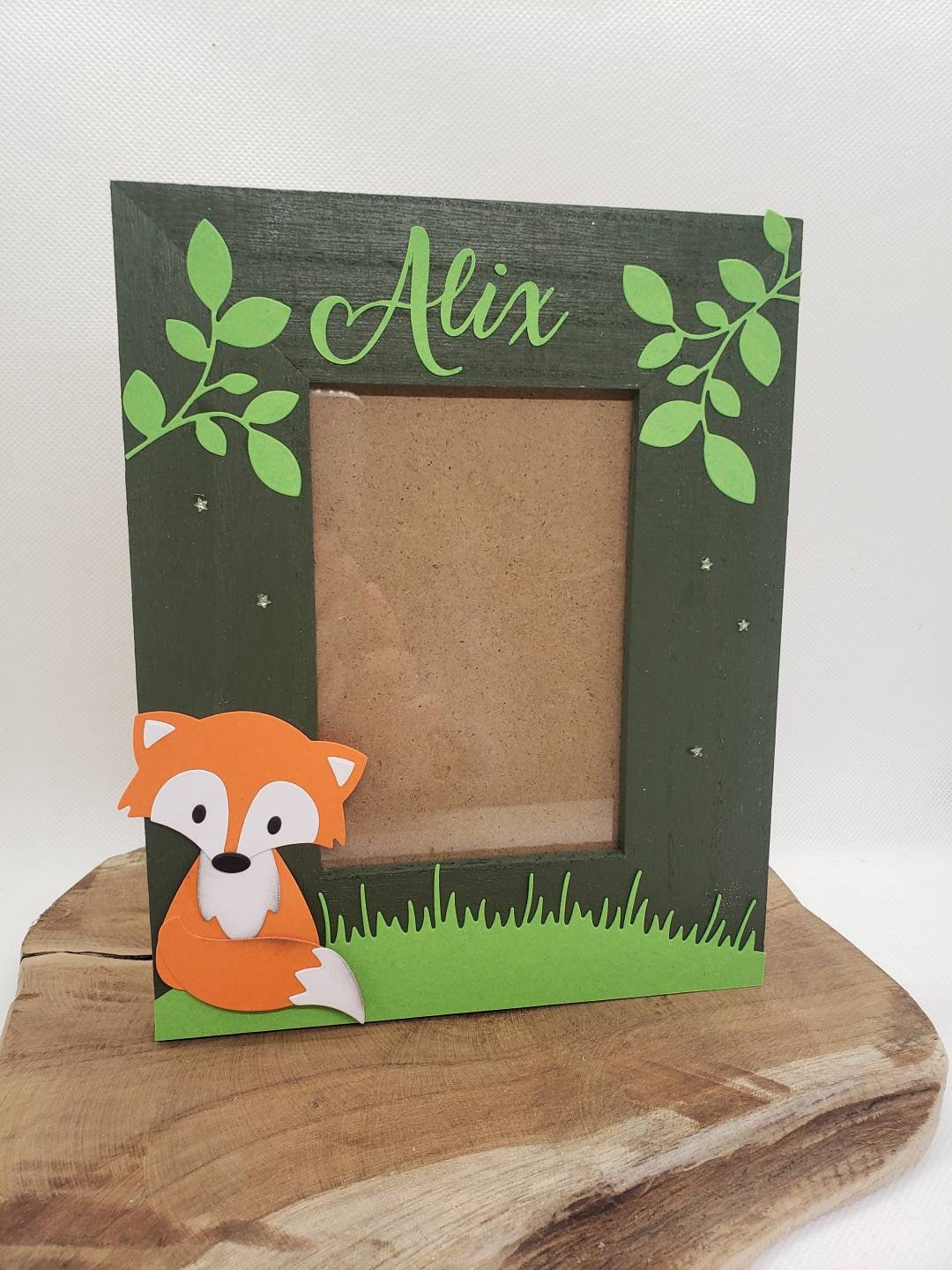Cadre Photo Enfant. Cadre Personnalisable. Thème Renard.
