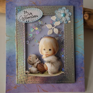 Carte anniversaire. Carte anniversaire petite fille. Carte anniversaire fille. image 5