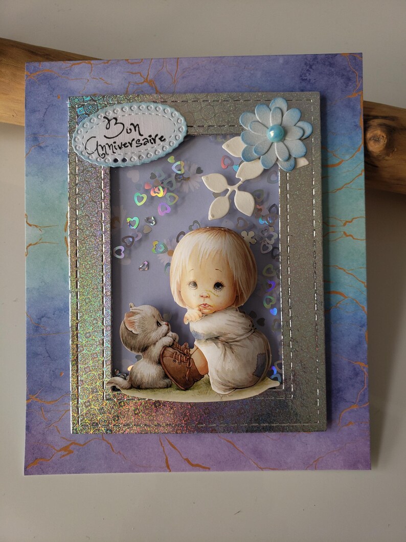 Carte anniversaire. Carte anniversaire petite fille. Carte anniversaire fille. image 5