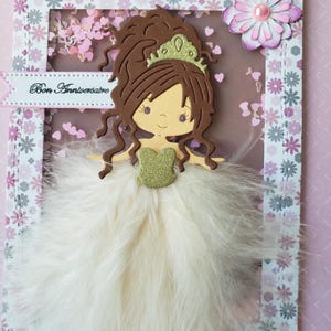 Birthday card for girl. Birthday card for little girl. Birthday card.