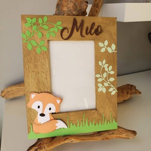 Photo frame. Fox. Boy photo frame. image 2