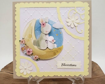 Carte Felicitations Naissance Etsy France Carte Felicitations Naissance Etsy France