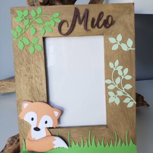 Photo frame. Fox. Boy photo frame. image 5