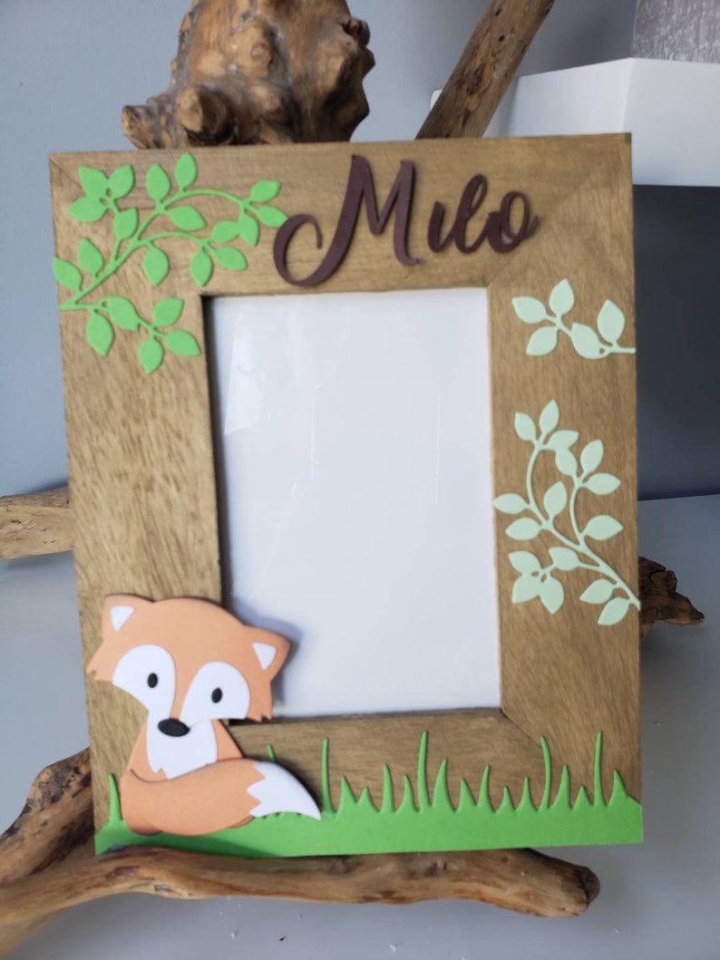 Photo frame. Fox. Boy photo frame. image 5