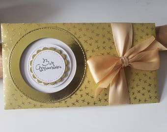 Tarjeta de regalo. Tarjeta de cumpleaños.