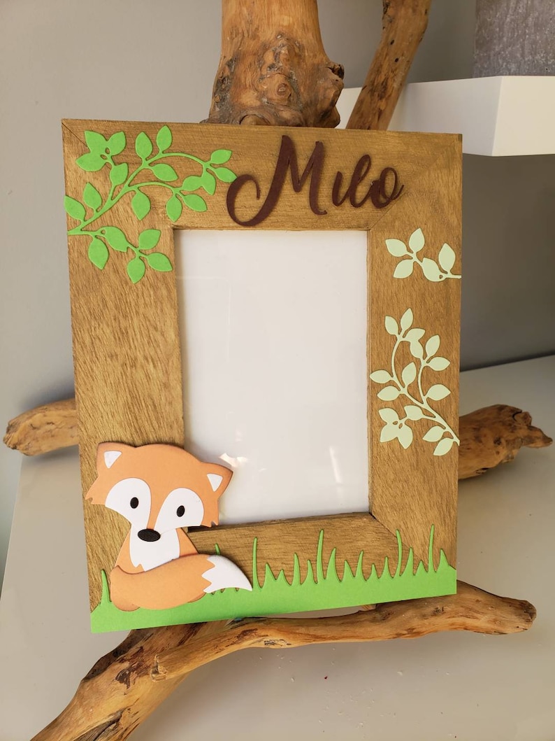 Photo frame. Fox. Boy photo frame. image 1