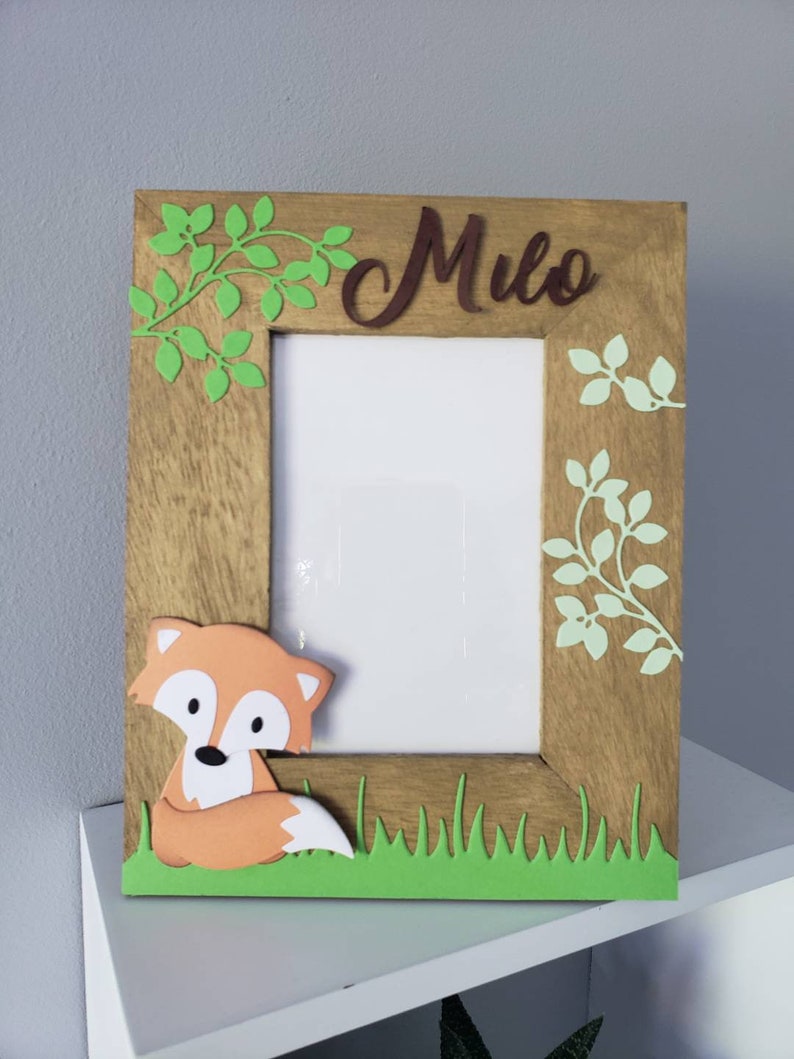 Photo frame. Fox. Boy photo frame. image 4