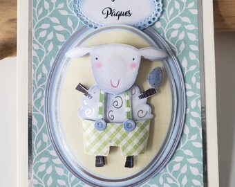 Happy Easter card. Easter card.