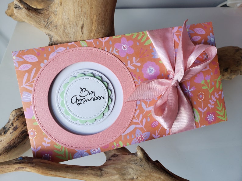 Carte cadeau anniversaire. Carte cadeau. Carte anniversaire fille. Carte joyeux anniversaire. image 3