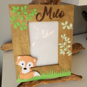 Photo frame. Fox. Boy photo frame. image 3