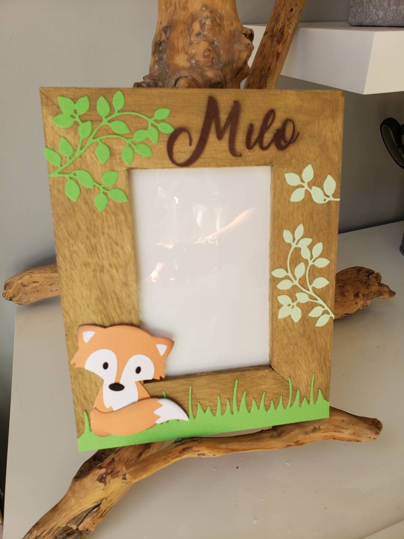 Photo frame. Fox. Boy photo frame. image 3