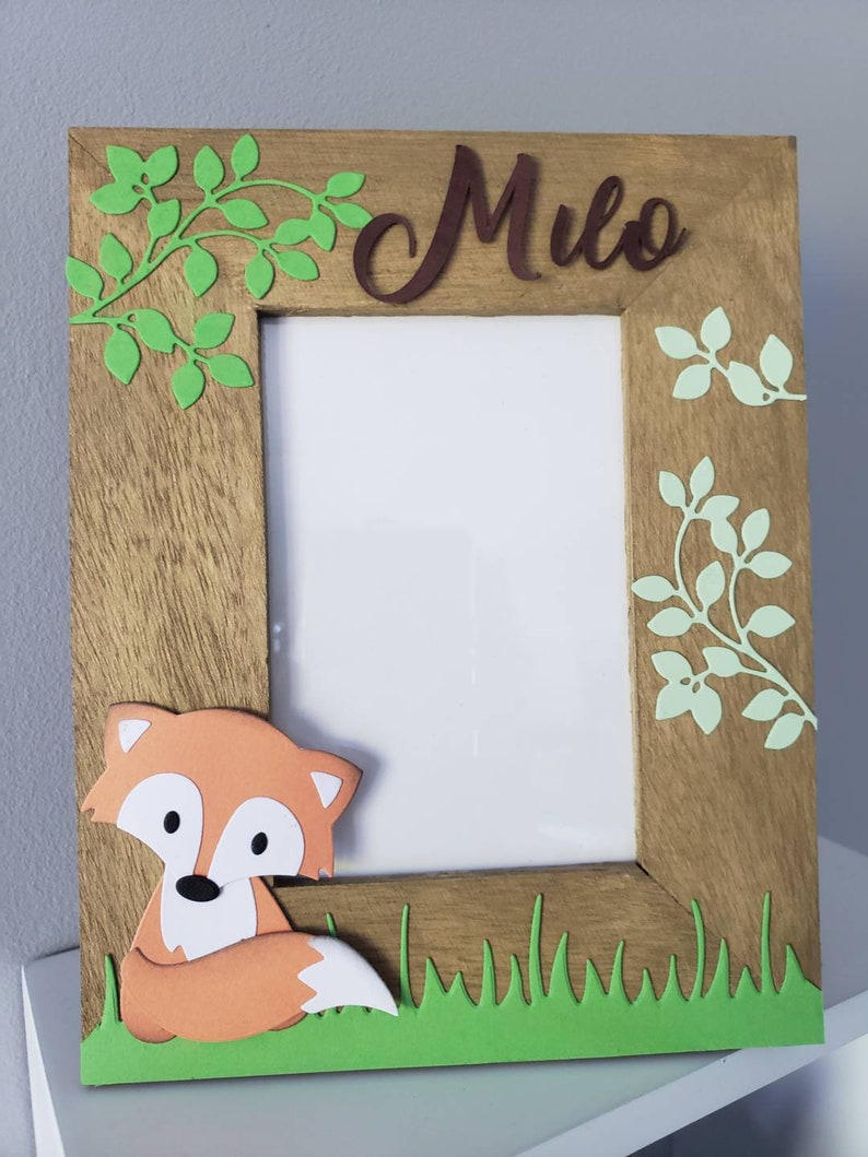 Photo frame. Fox. Boy photo frame. image 8