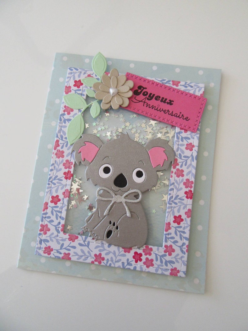 Map To Shake Birthday Card Koala Card Birthday Card Girl Birthday Card 1 Year Animal Theme Map Paper Greeting Cards Lifepharmafze Com
