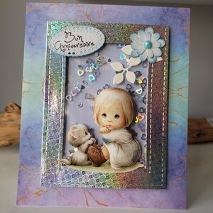 Carte anniversaire. Carte anniversaire petite fille. Carte anniversaire fille. image 2