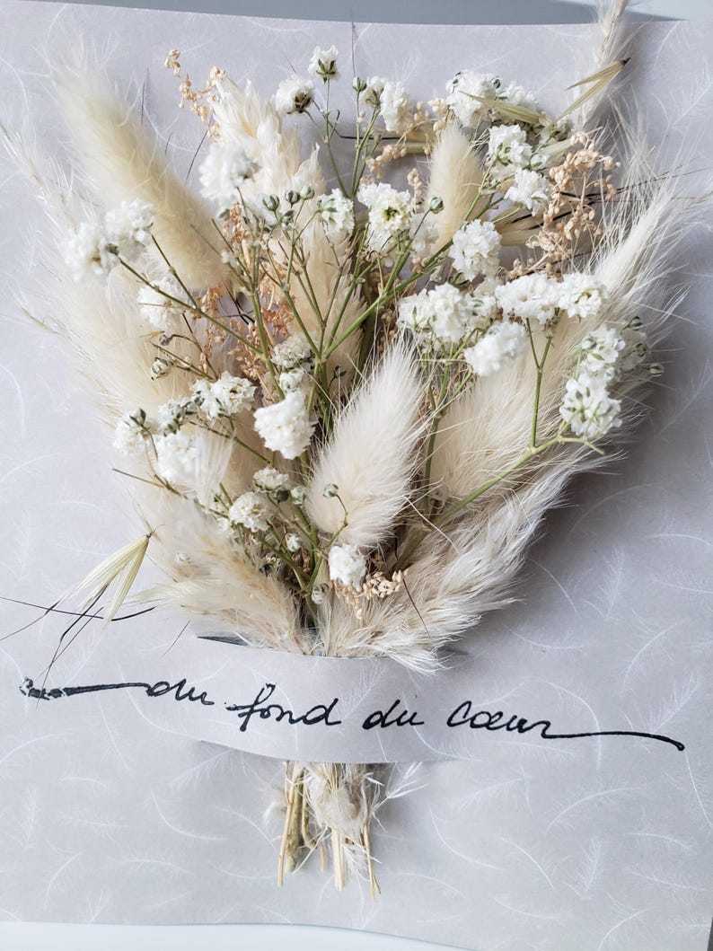 Carte condoléances. Carte deuil. Carte fleurs séchées. Condoléances. Carte sépulture. image 7
