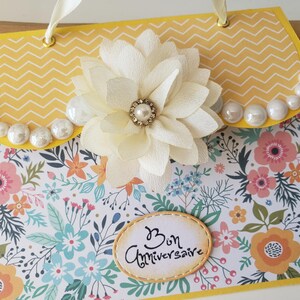 Carte sac à main. Carte anniversaire fille. Carte anniversaire femme. Carte anniversaire. image 2