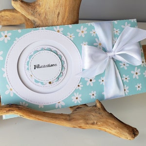 Carte félicitations. Carte cadeau. Carte pochette cadeau. Carte de vœux. Carte mariage.