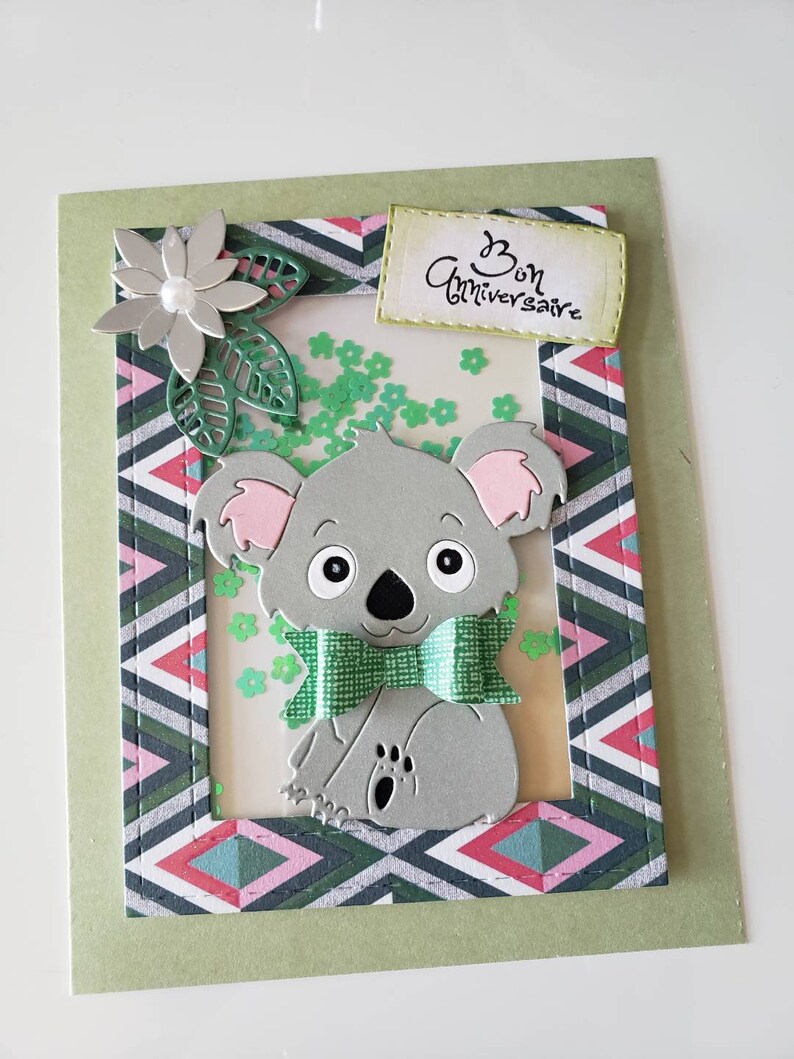 Girl Birthday Card Card To Shake Handmade Birthday Card Etsy