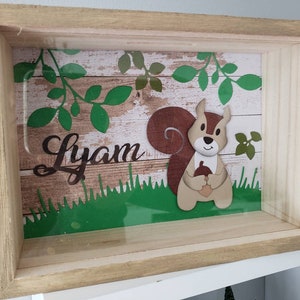 Piggy bank. Wooden piggy bank. Handmade piggy bank. Boy piggy bank.