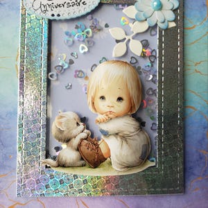 Carte anniversaire. Carte anniversaire petite fille. Carte anniversaire fille. image 4